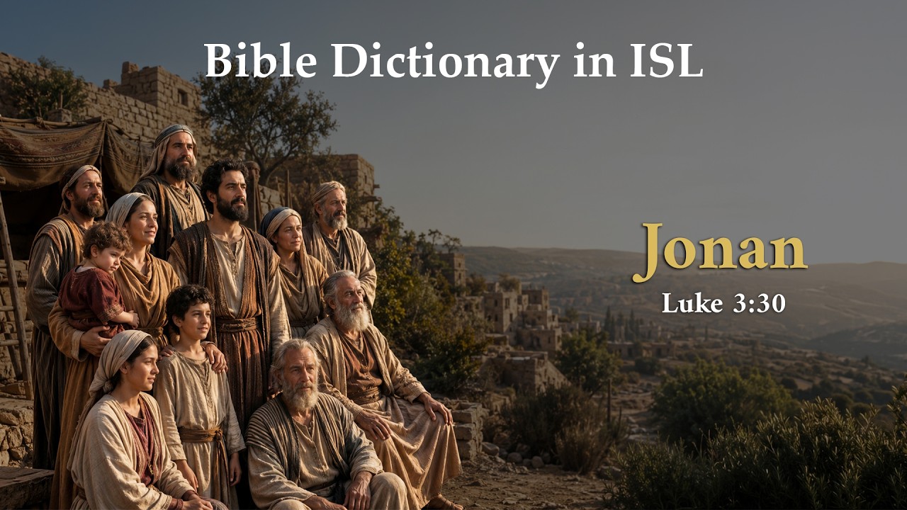 Jonan | Bible Dictionary | Indian Sign Language