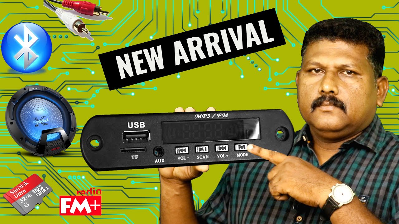 GEESTAR 2 .1 USB BLUETOOTH PREAMP MODULE #projectwonders