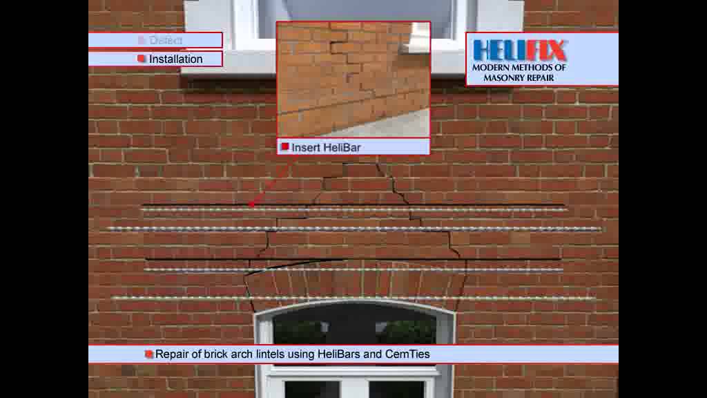 Helifix Arch Lintel Repairs by Protectahome Ltd