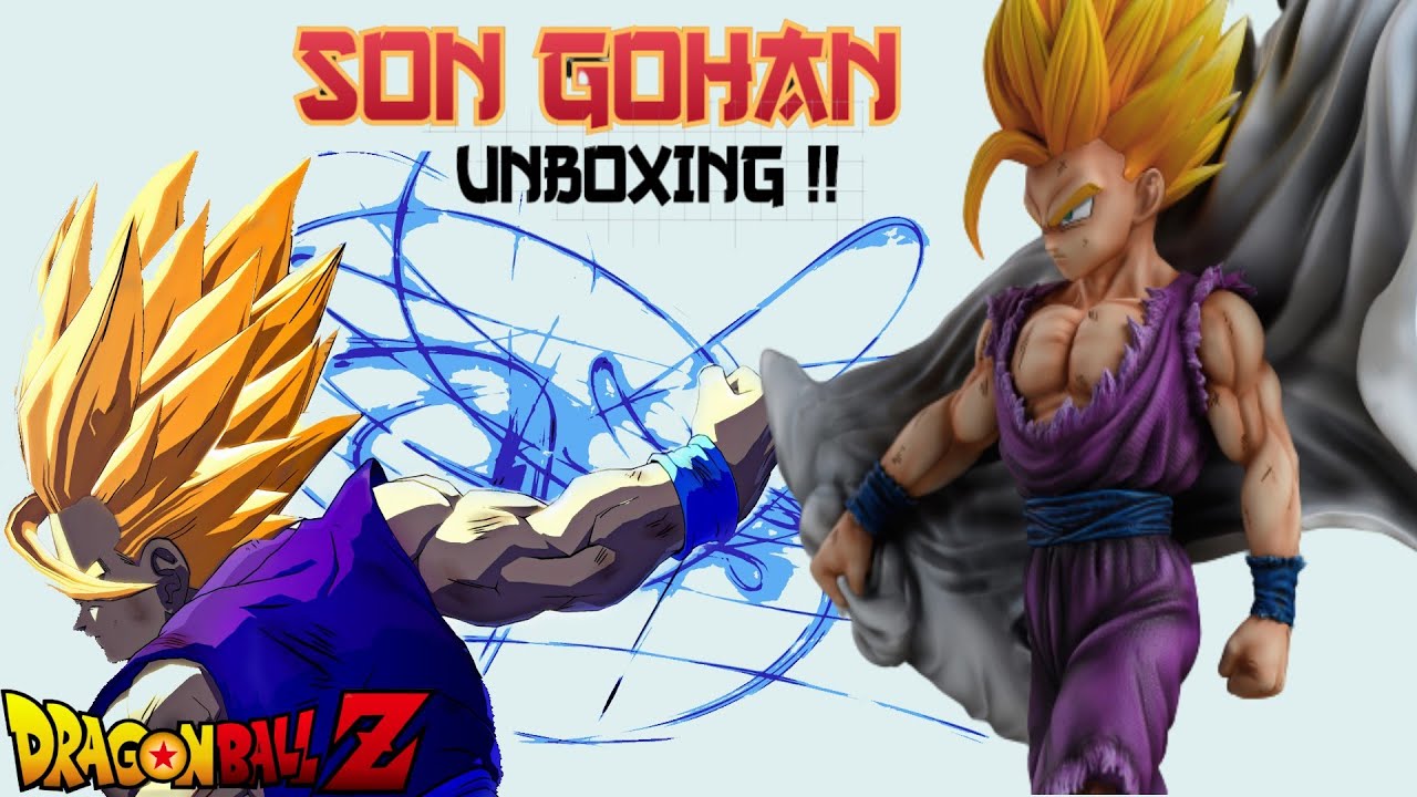 DRAGON BALL Z GOHAN STATUE UNBOXING ( LIGHT WEAPON STUDIO )