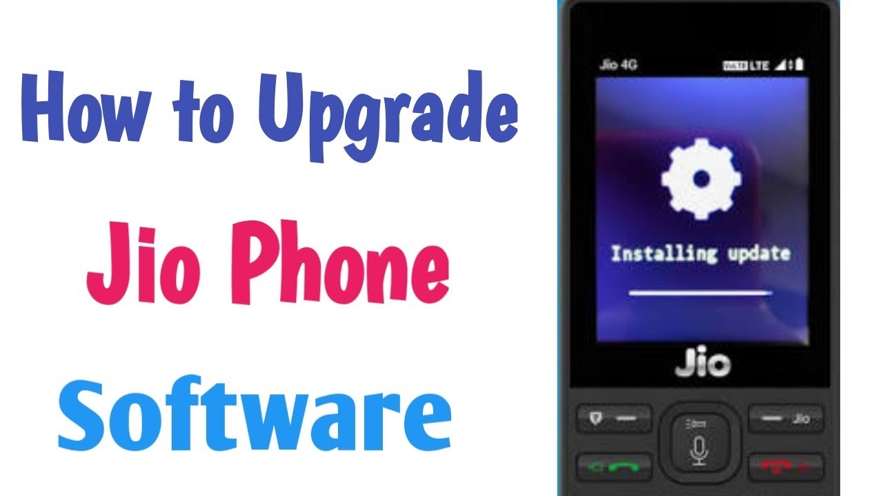 How to Upgrade Jio Phone Software (Tamil)