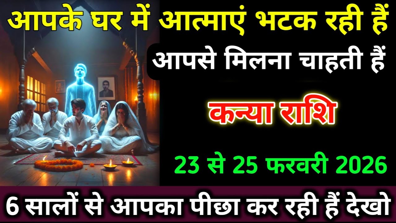 आपके घर में आत्माएं भटक रही हैं आपसे मिलना चाहती हैं | कन्या राशि 3 से 5 फरवरी | #kanya_rashi 