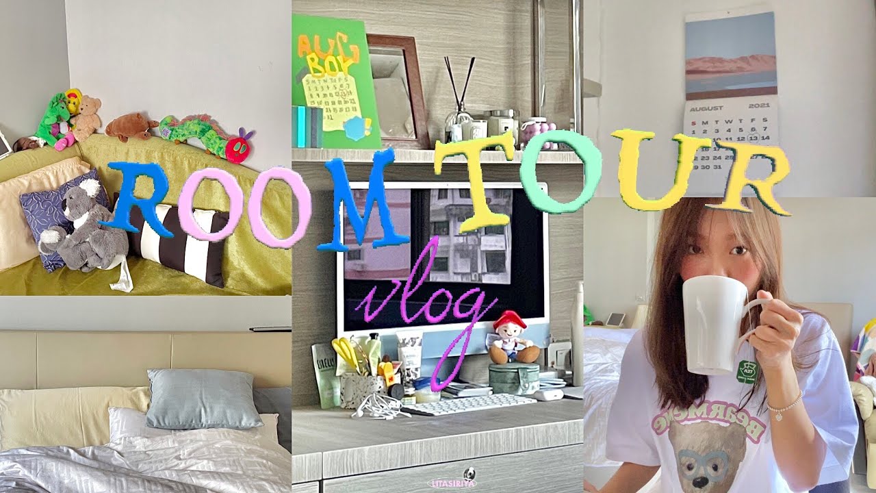 Lita’s VLOG | my (small) bedroom tour* ที่รอยคอ⭐️🏠🪟🥂
