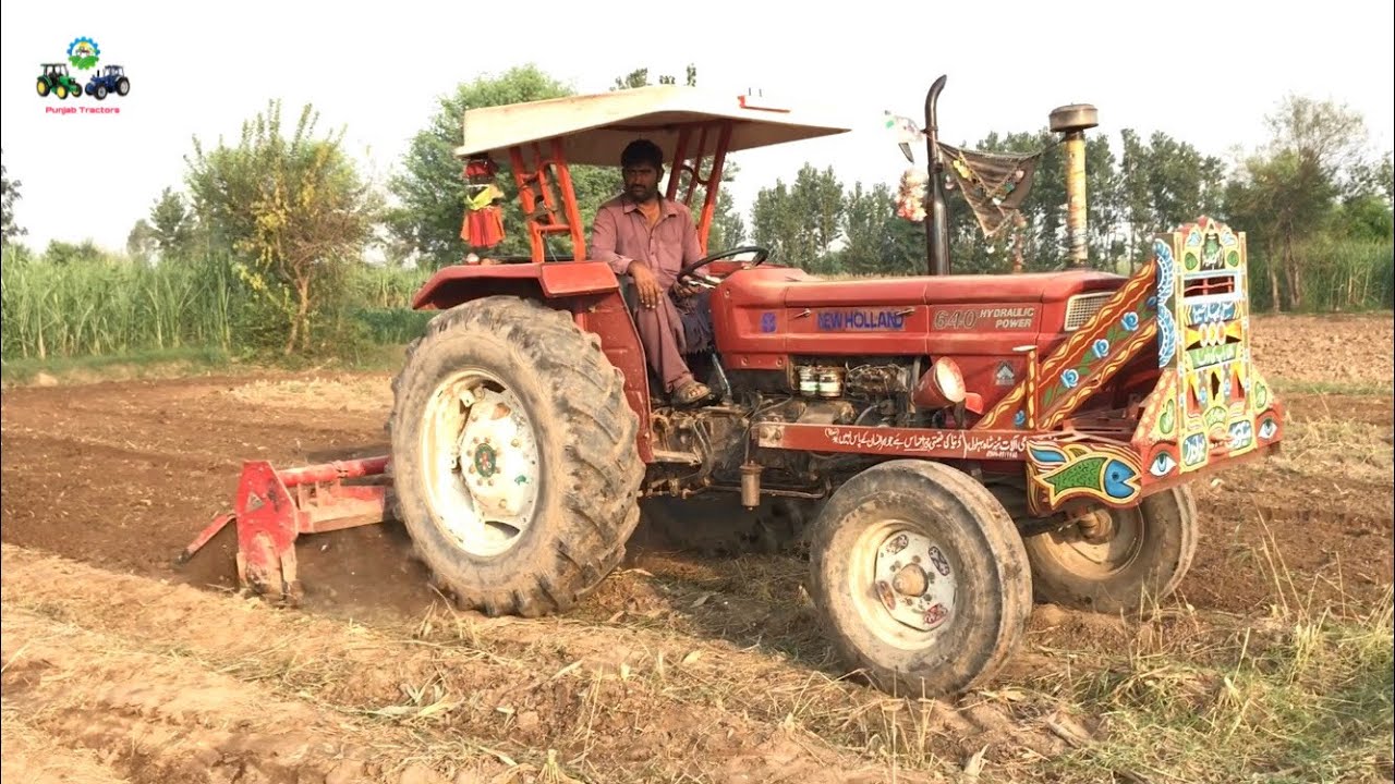 New Holland Fiat 640 Performance on 60 Blade Rotavator