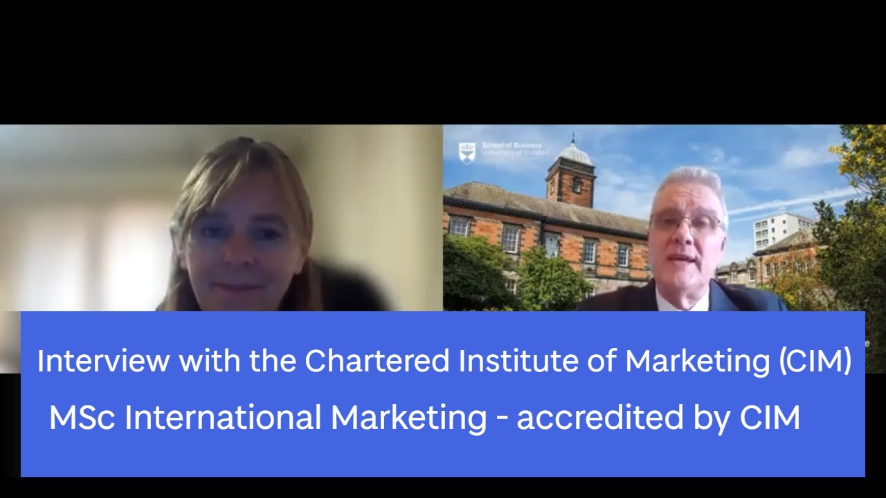 Chartered Institute of Marketing (CIM) Accreditation | MSc International Marketing