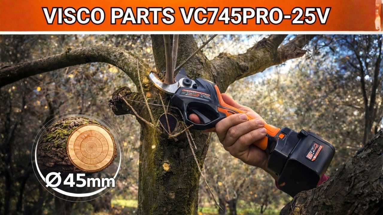 Ψαλίδι Μπαταρίας Visco VC745PRO-25V που Κόβει έως 45mm