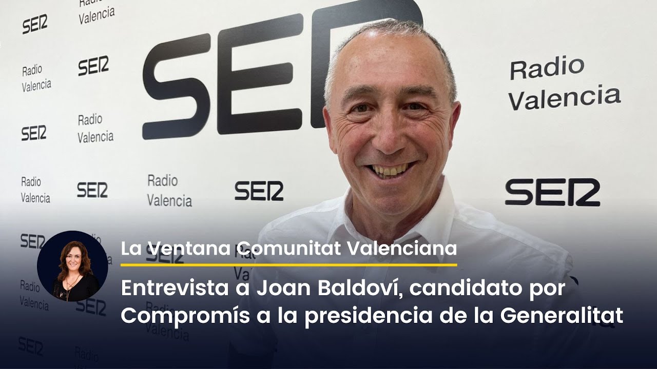 Entrevista a Joan Baldoví, candidato de Compromís a la presidencia de la Generalitat