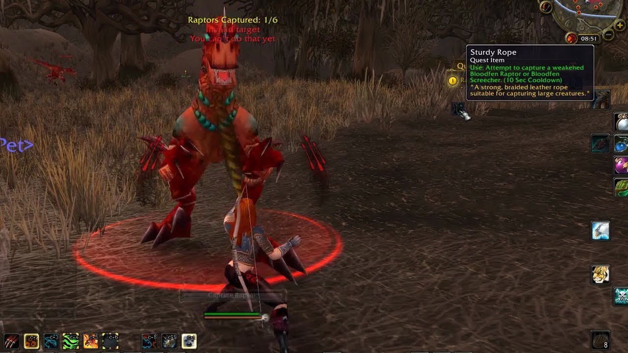 World Of Warcraft Quest Info: Raptor Captor