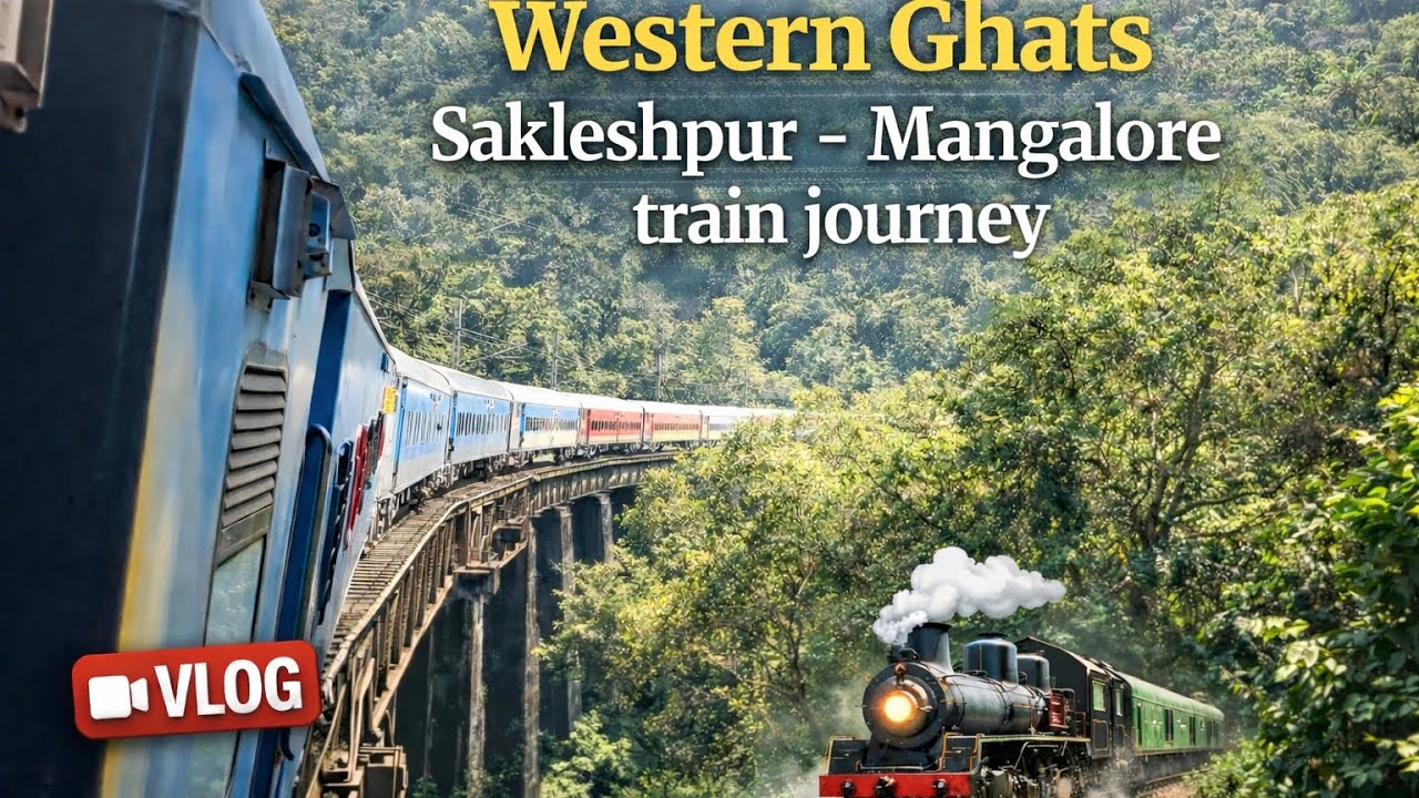 Sakleshpur Ghat Section 🚆 | One of India’s Most Beautiful Train Routes | Western Ghats
