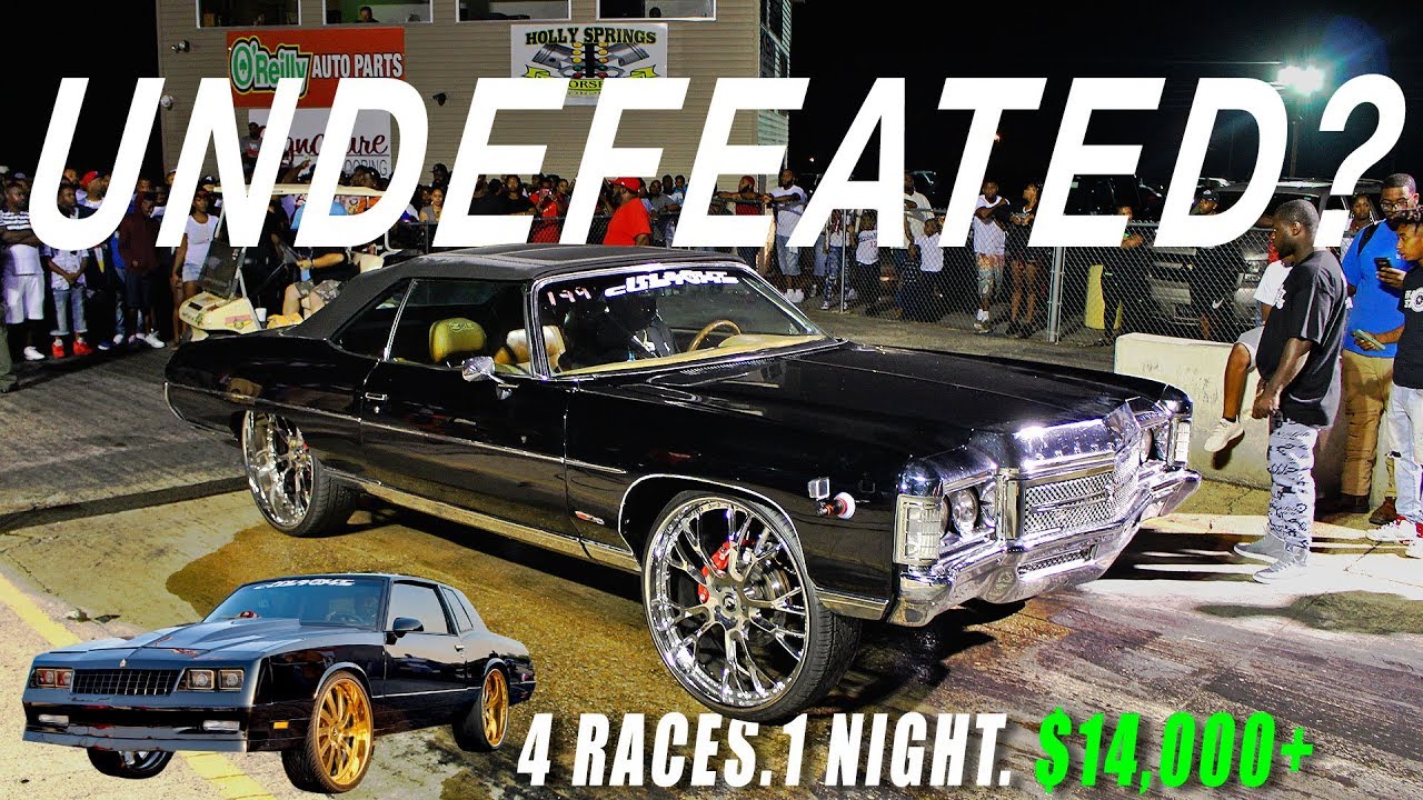DONKMASTER VS THE STATE OF MISSISSIPPI - 4 RACES IN 1 NIGHT !  Z06 Donk, The Black Blur