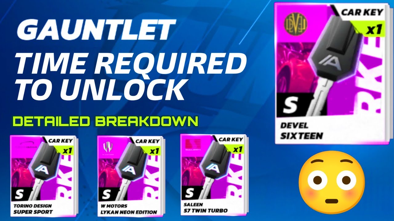Asphalt 9 Legend Unite Gauntlet Key Store Devel 16 Разблокировка Gauntlet Points Rewards