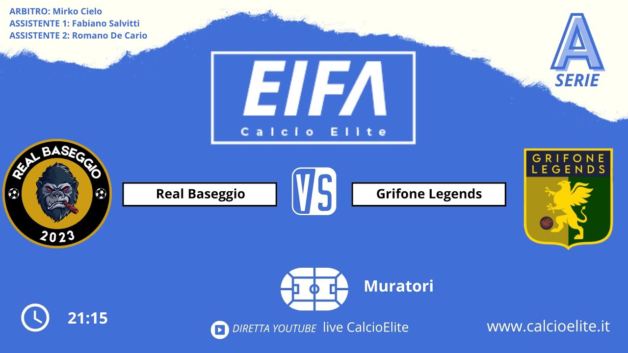 Real Baseggio - Grifone Legends 0-4 | Highlights 12^ Serie A d’Elite