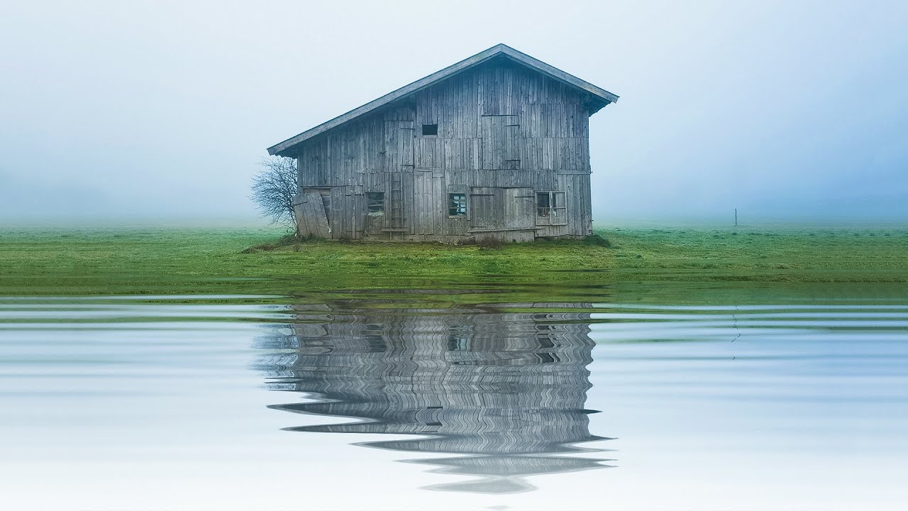 Как создать реалистичные отражения на воде с рябью в Photoshop