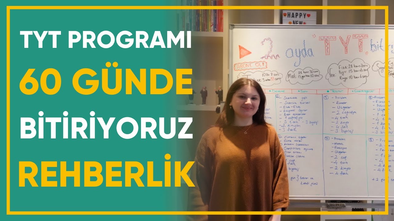 Sadece 60 Günde TYT'yi Bitiriyoruz!