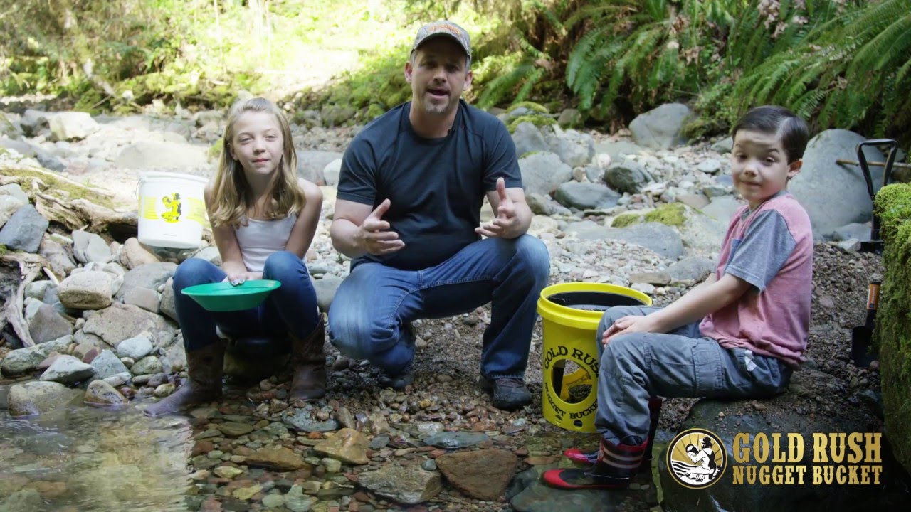 How To Pan For Gold With A Gold Rush Nugget Bucket