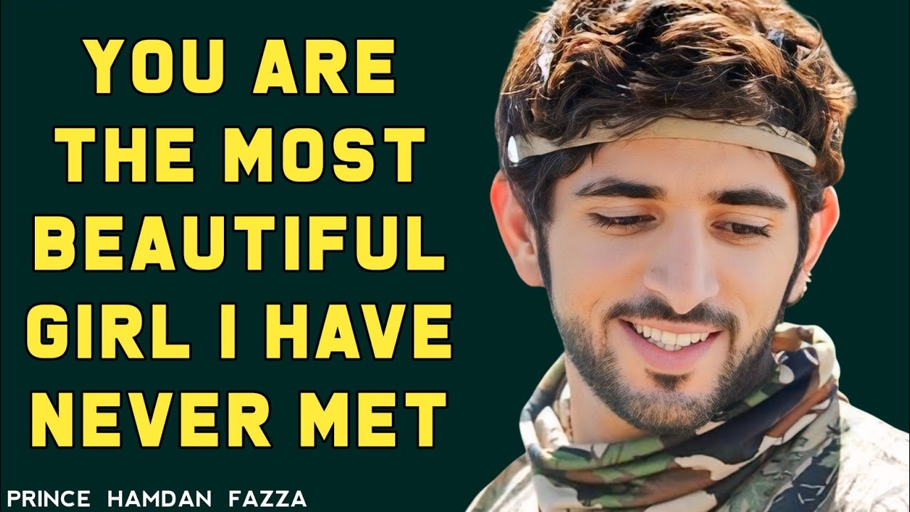 You Are The Most Beautiful Girl I Have Never Met | Fazza New Poem|Sheikh Hamdan|Spoken Words Poetry|