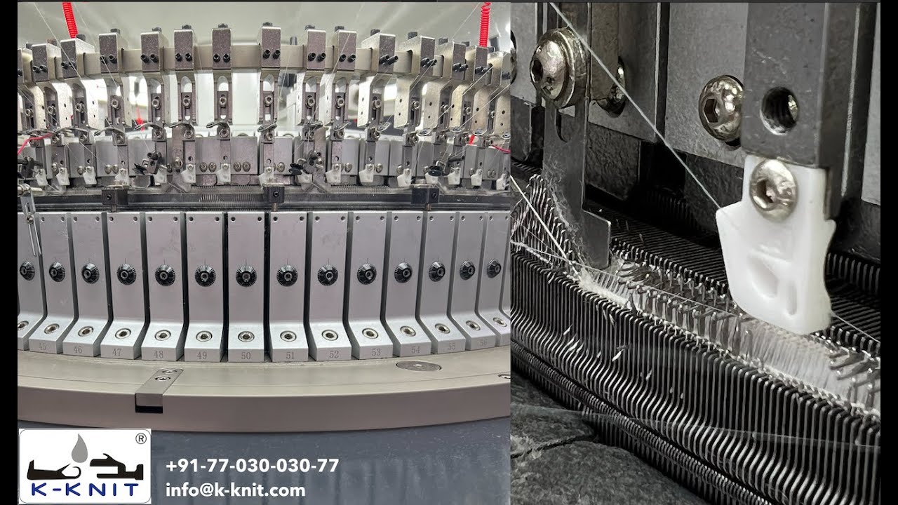 K-KNIT : High Speed Circular Knitting Machine : Interlock / 8 Lock for SCUBA / SPACER Fabrics