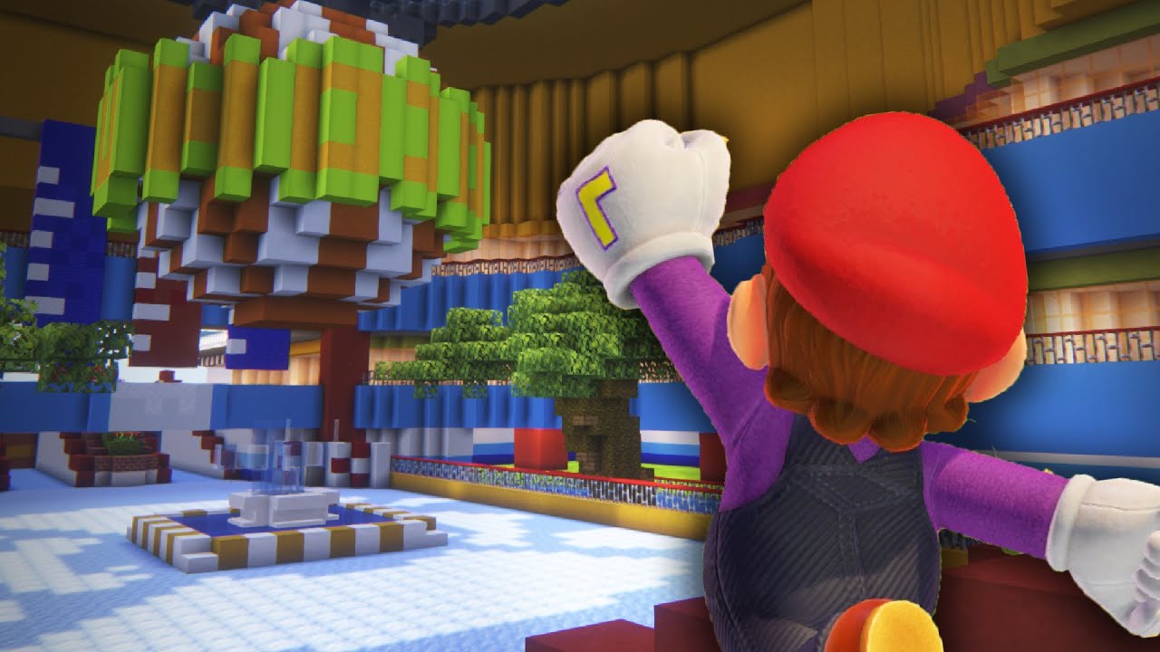 Mario Hide n Seek in a Giant Mall