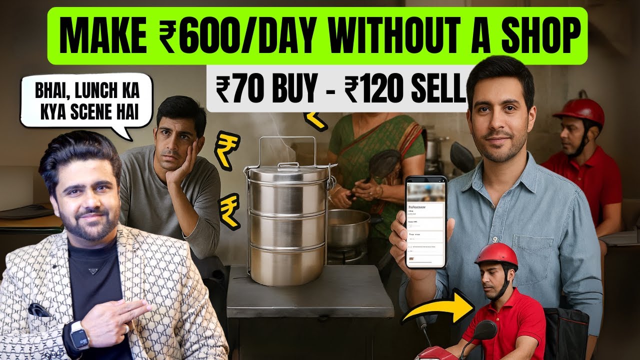 Start a Tiffin Business with ₹10,000 | Profitable Local Business Idea for Beginners | Sahil Khanna