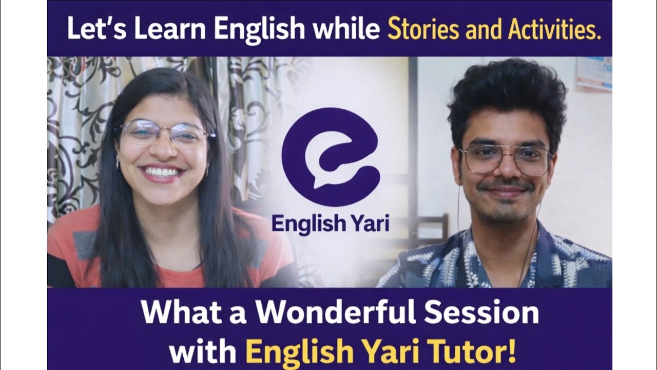 Let's Learn English while Stories & Activities with Tutor Jaijeet @EnglishYaari 