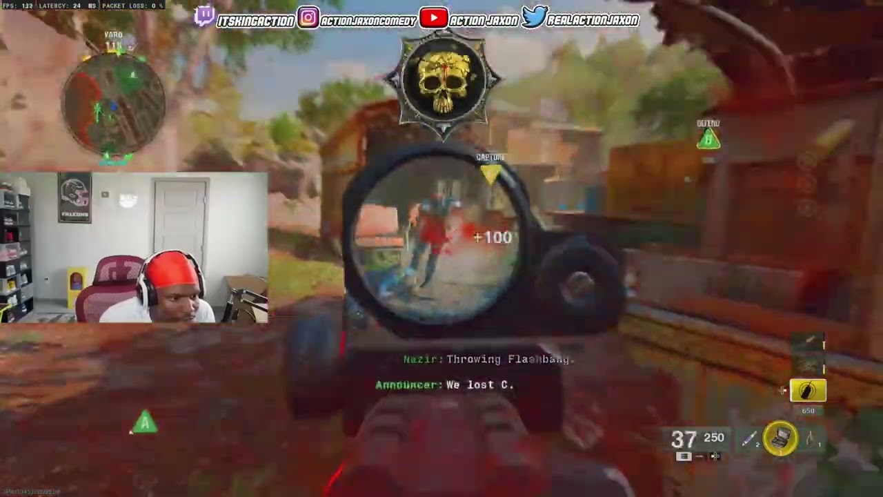 Action Jaxon plays trash talker in BLACK OPS 6 and THIS HAPPENS..