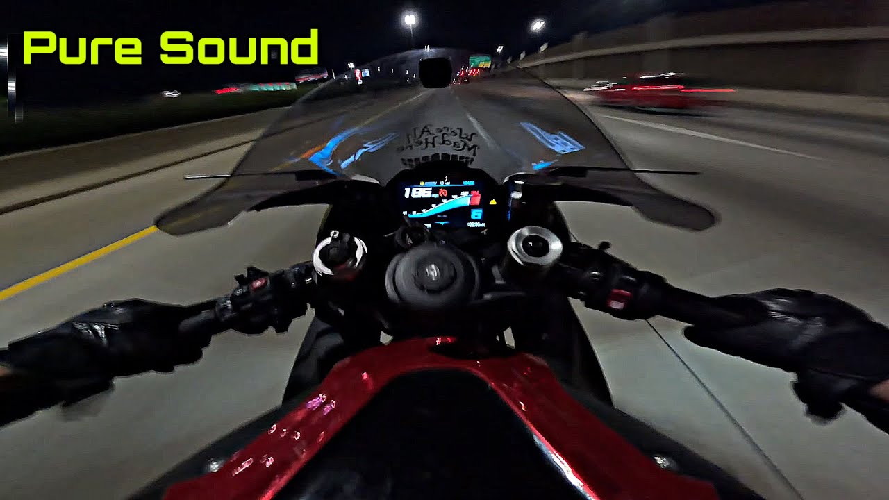 S1000RR & R6 Pure Adrenaline Night Ride | Pure Sound