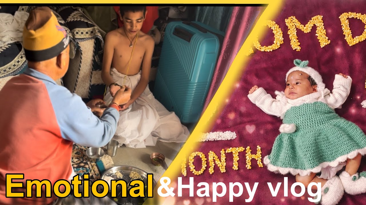Aaj Papa ka Shradh tha & Babu ke 2 Month Complete | Family Vlog