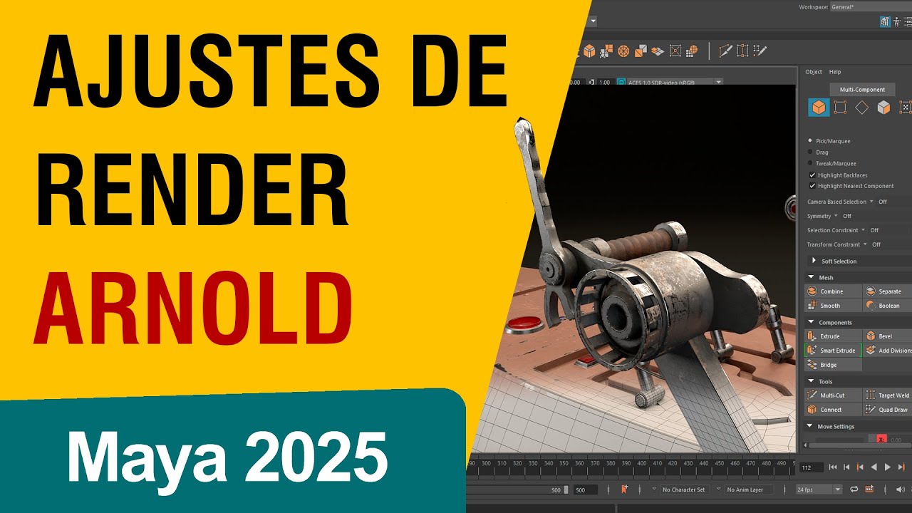Ajustes de Arnold Render en Maya  – Tutorial Fácil
