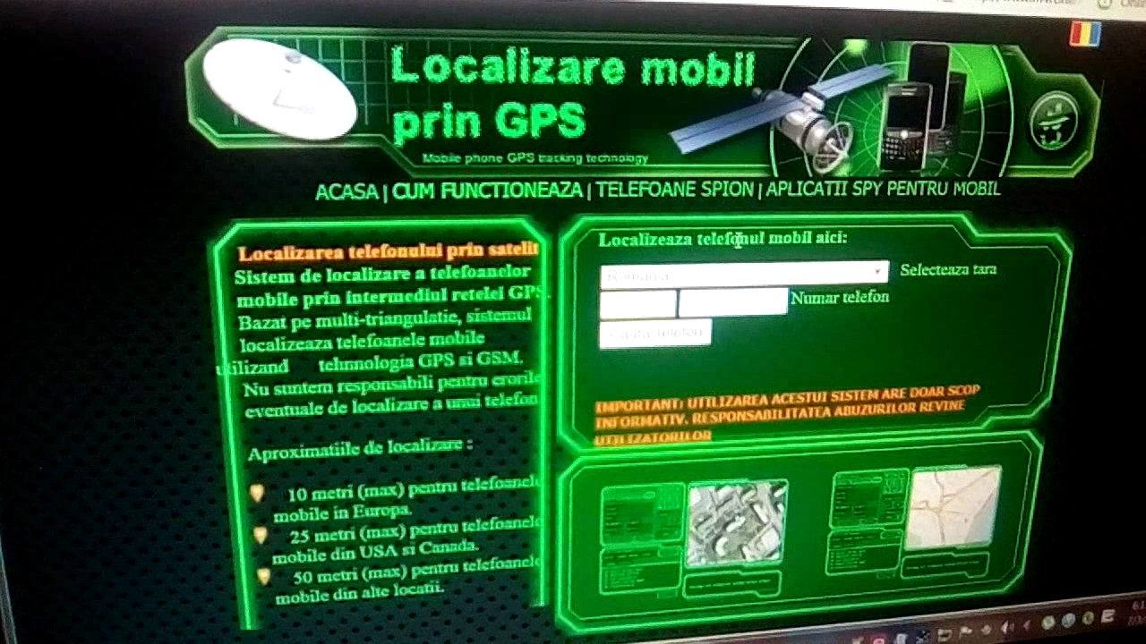 Localizare telefon prin gps