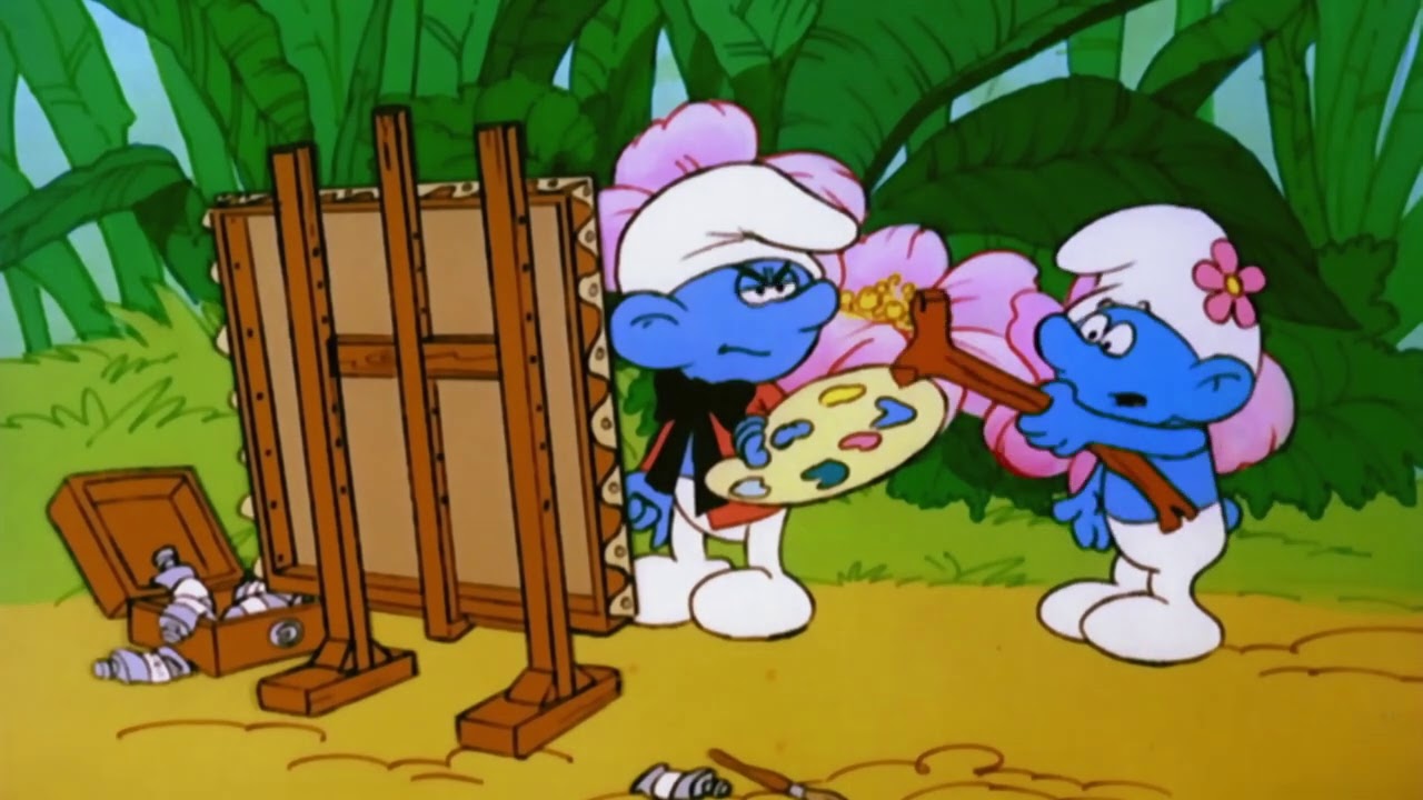 Den magiska pinnen • Smurfarna