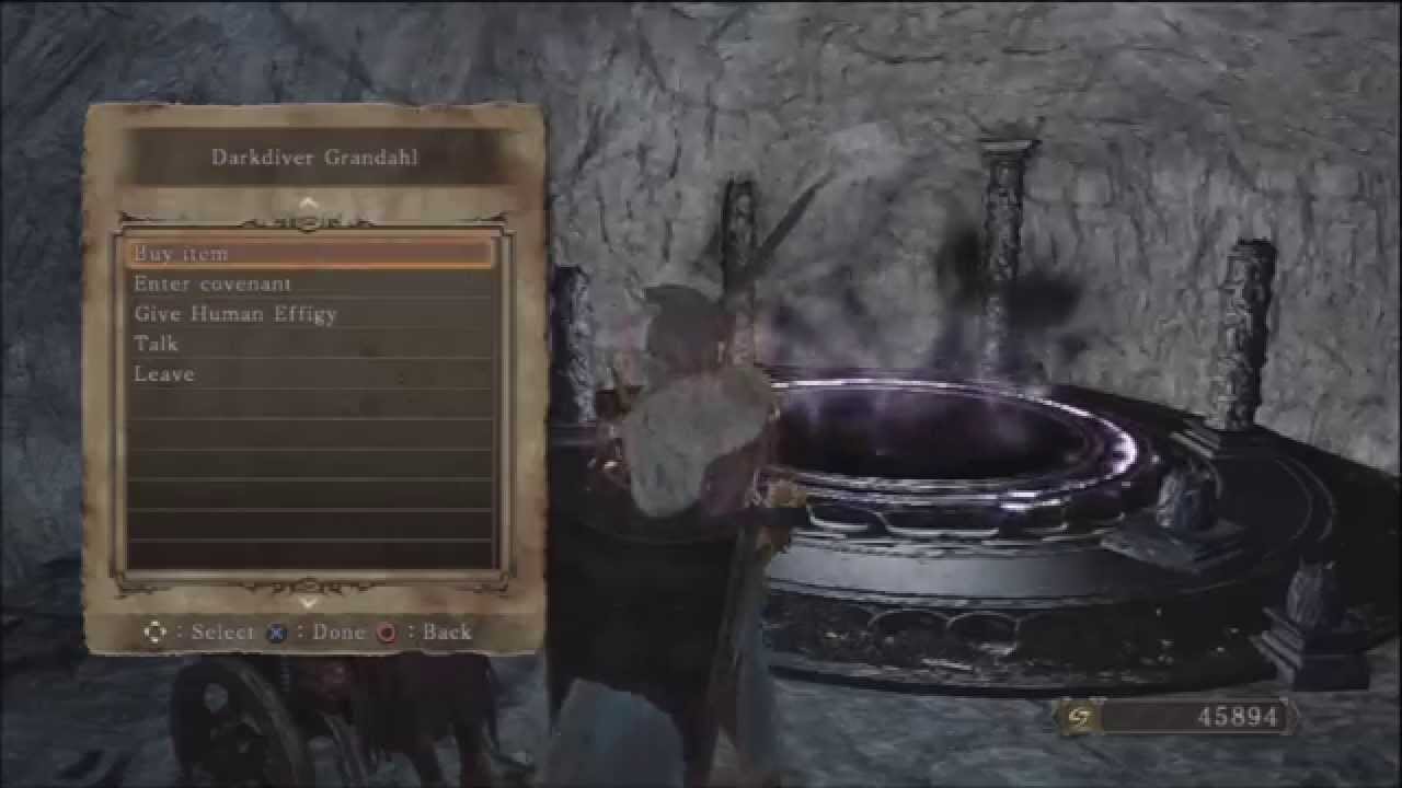 Darkdiver Grandahl Locations Dark Souls 2 (Pilgrim of Dark Covenant)