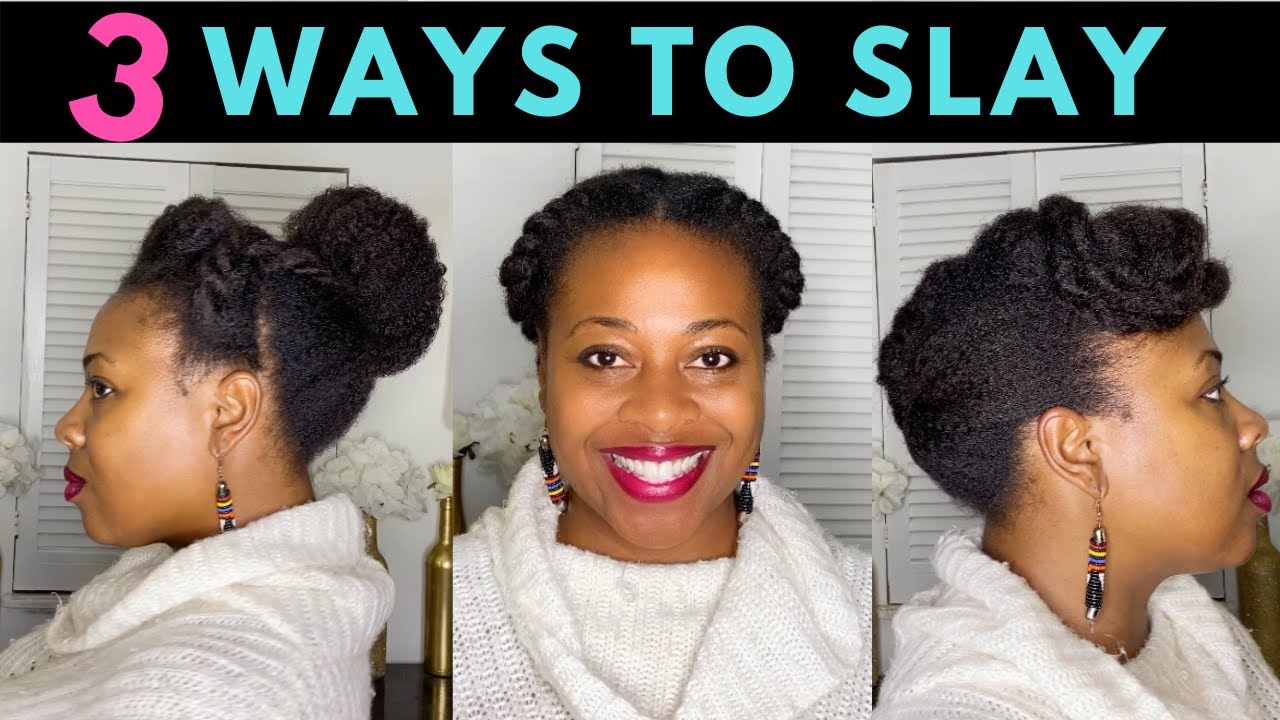 Winter Protective Hairstyles for Natural Hair| Easy Protective Styles for Natural Hair Growth