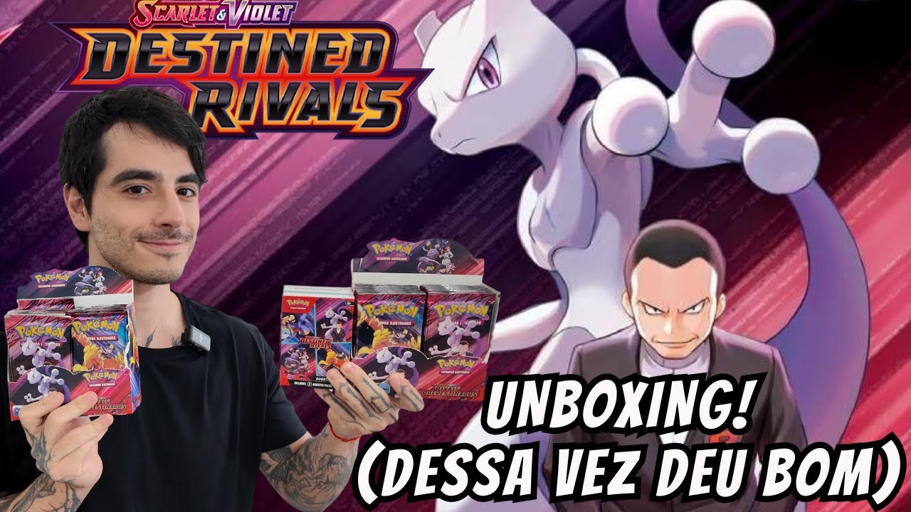 Abrindo 2 CAIXAS de Rivais Predestinados – Será Que Veio Cartão Brabo? | Pokemon TCG