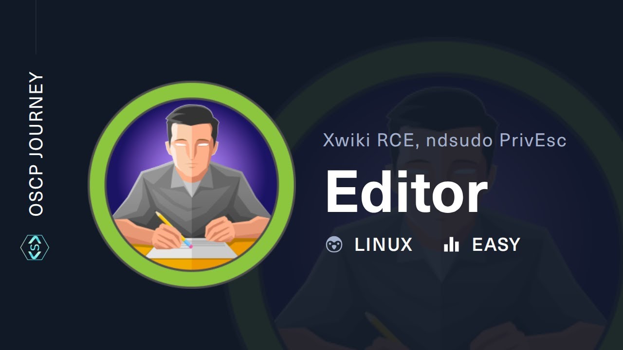 HackTheBox – Editor Walkthrough | xwiki, ndsudo