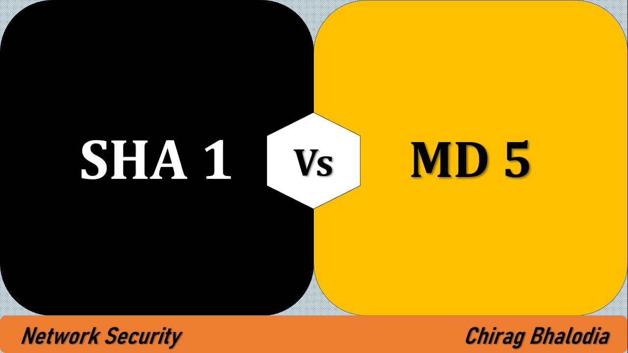 Разница между алгоритмами SHA1 и MD5 | SHA1 против MD5