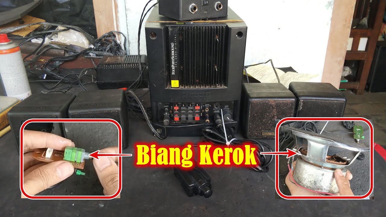 Speaker Aktif  Canbridge Soundwork FPS2000 Rusak Suara Besar Kecil dan Woofer Ngeber