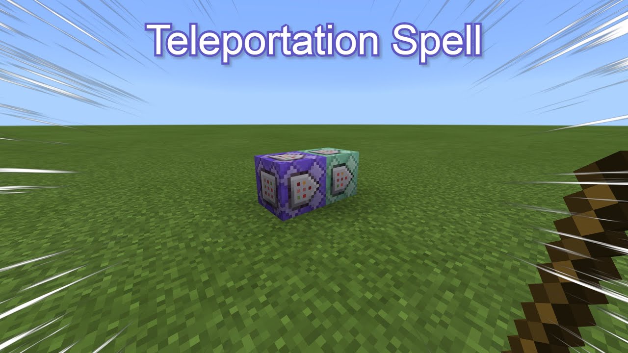 Teleportation Spell Command Tutorial (Bedrock Edition)