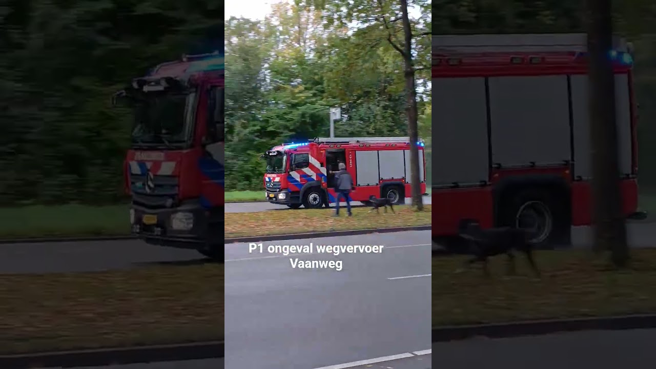 De 17-3431 werd vanmorgen opgeroepen naar een ongeval op de vaanweg #kazmhl #brandweer #politie #siv