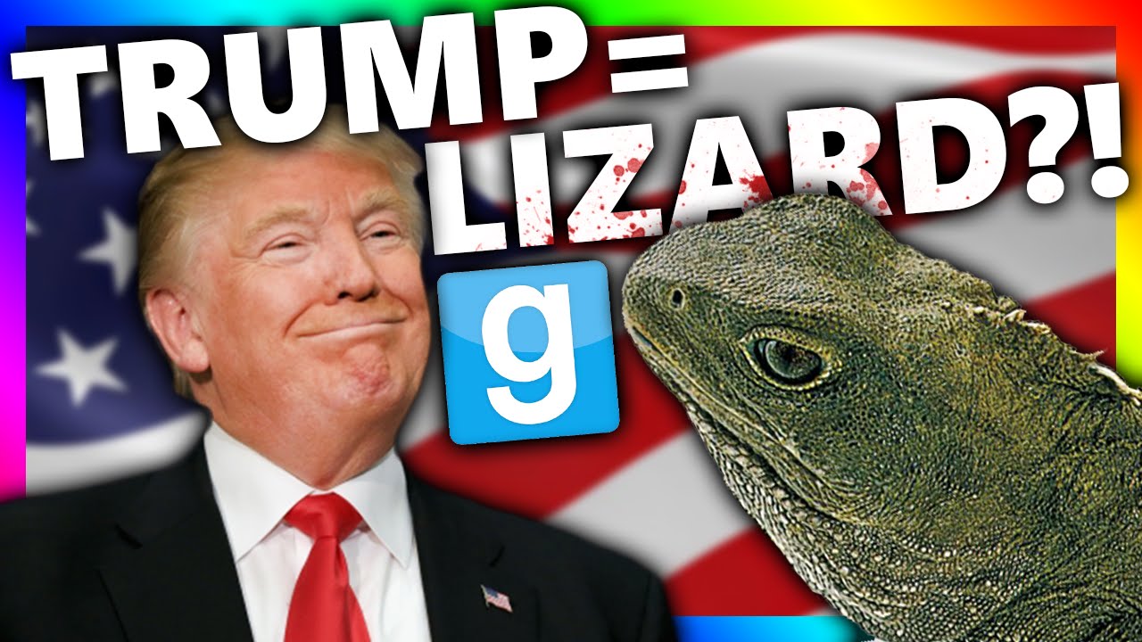 Дональд Трамп — Ящер-человек, прятки!? | Мини-игра Gmod Sandbox