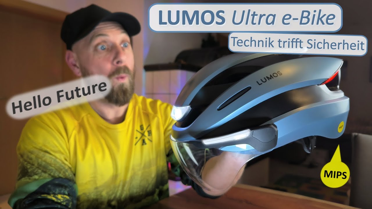 Der Lumos Ultra e-Bike Helm. Willkommen in der smarten Zukunft.