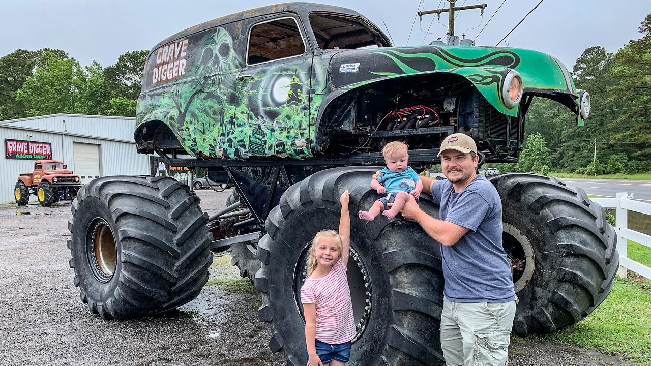 DIGGERS DUNGEON - Visiting the Home of the Grave Digger Monster Truck