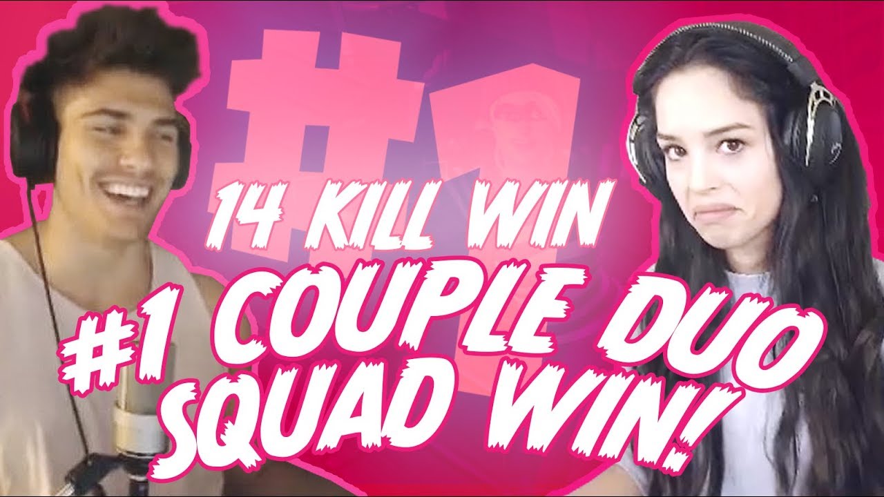 CARRYING MY BOYFRIEND! Duo Squad Win ft. Sonii - Valkyrae Fortnite