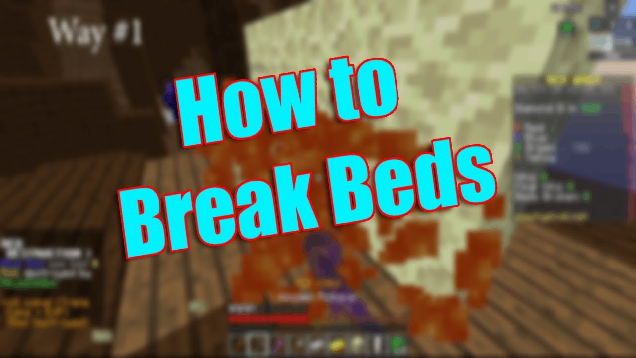 How to Break Beds in Bedwars (for beginners)