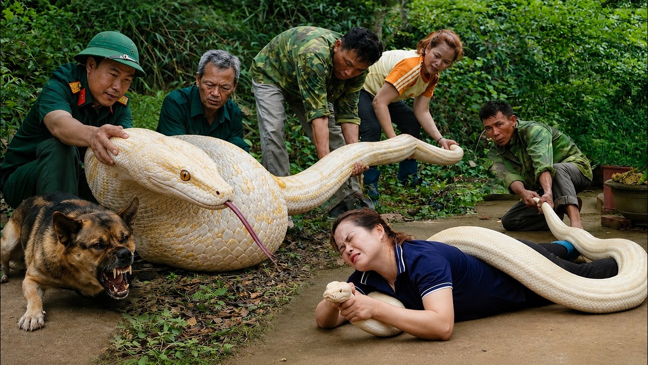 72 Hours of Terror: Giant Python Attacks the Farm &ndash; Brave Team Captures & Releases It to the Forest!