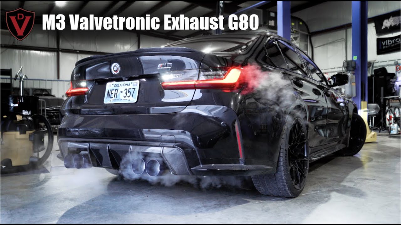 БЕЗУМНЫЙ ЗВУК выхлопа BMW M3 Competition + установка | До и после Valvetronic Designs