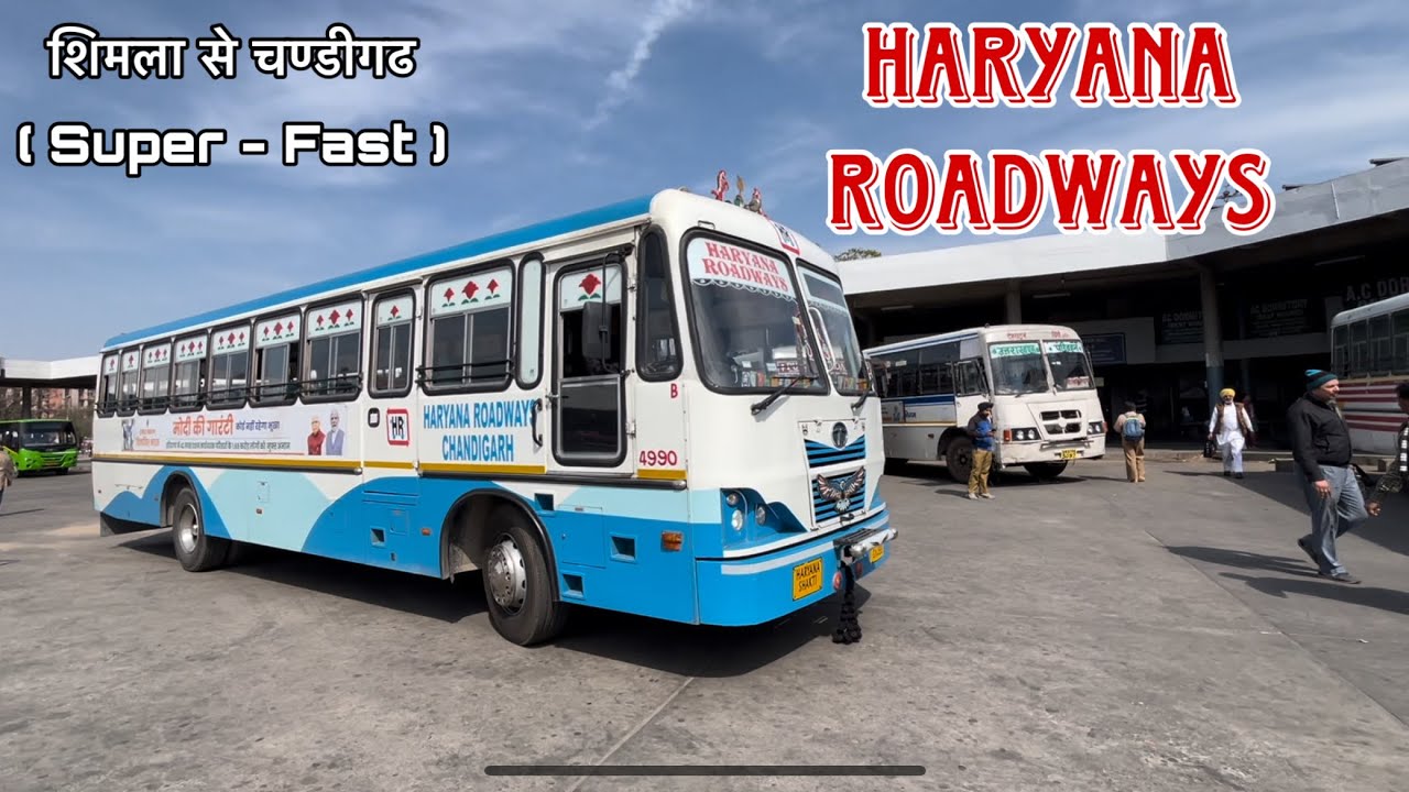 Shimla - Chandigarh | Superfast haryana roadways journey vlog | Hindi ❤️ ✈️ New travel era