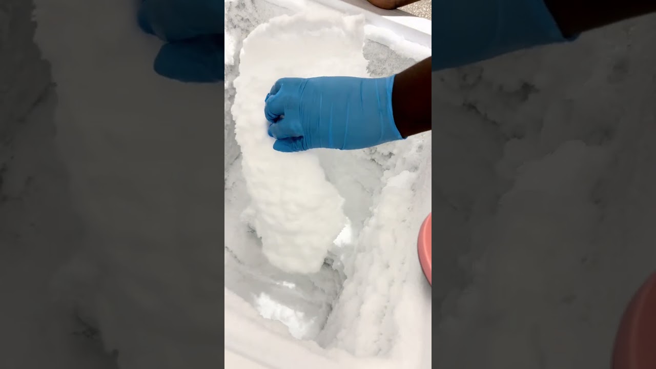 Humidifier freezer frost chunks eating 