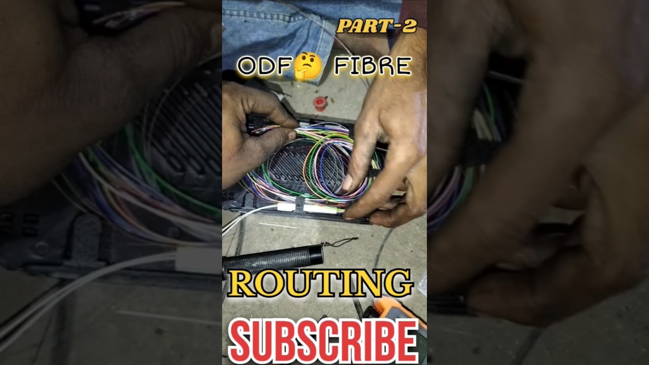 ODF🧐FIBER ROUTING👍 
