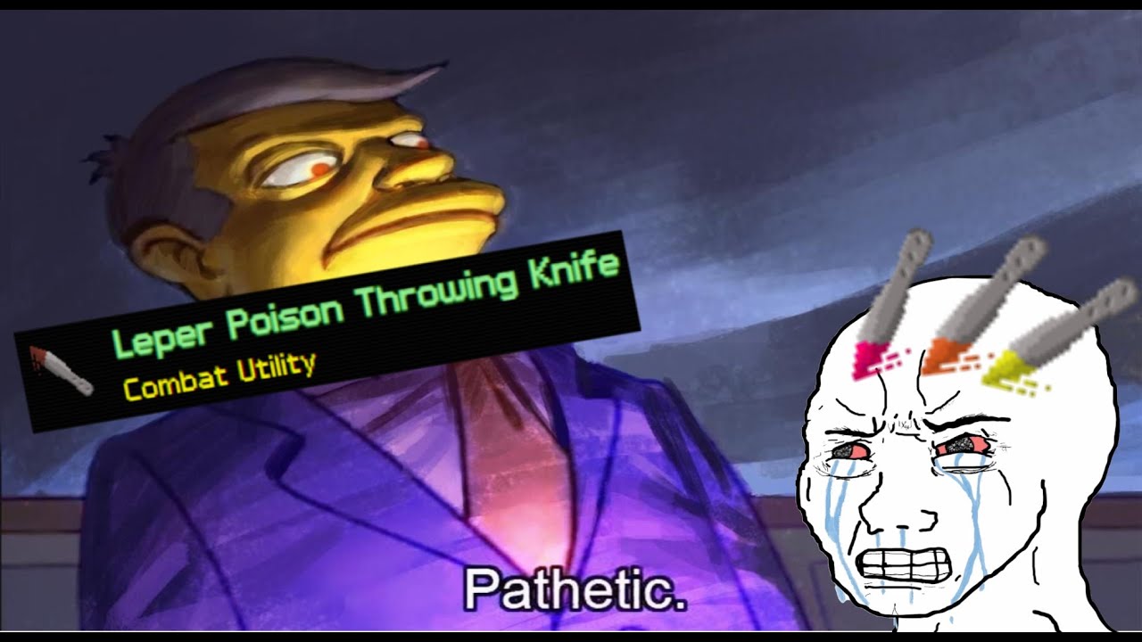 Throwing Knives vs The Arena Masters: The Signature Look of Leper Poison Superiority (Underrail)