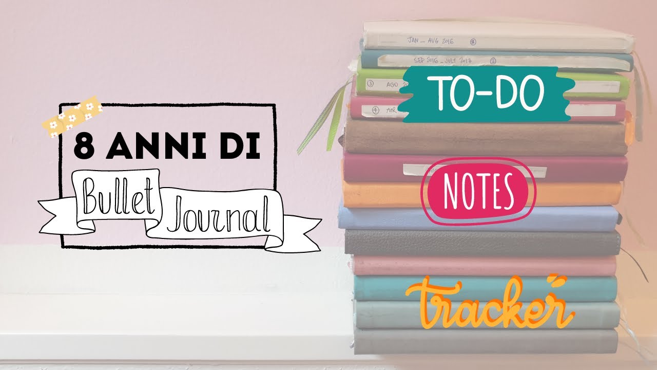 Come è cambiato il mio bullet journal negli anni
